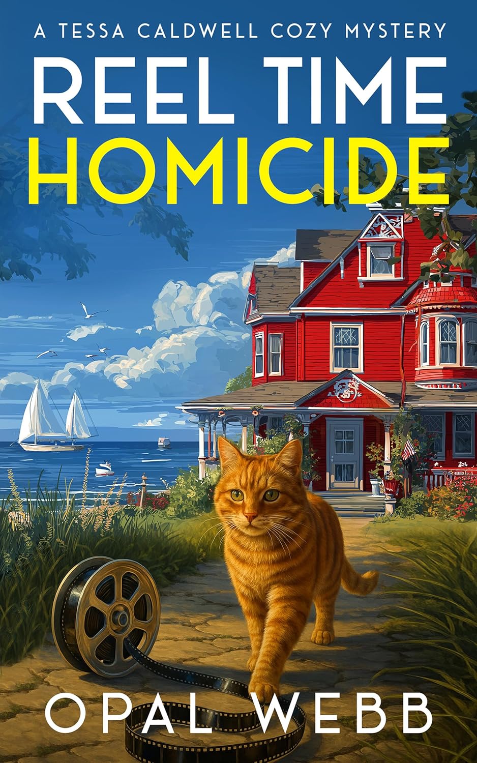 Reel Time Homicide: A totally unputdownable small town cozy murder mystery cover